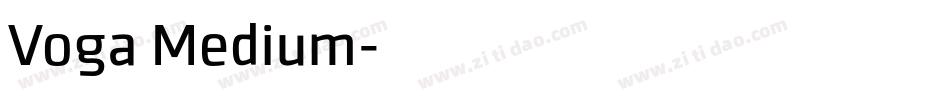 Voga Medium字体转换